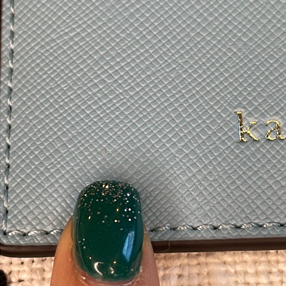 NWT Kate Spade New York Schuyler Small Slim Card Holder - Smoky Blue - Picture 6 of 12